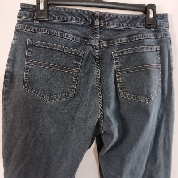 J. Jill Petite Stretch Bootcut Jeans Women’s Size 10P Blue Denim Comfort Fit - Picture 5 of 6